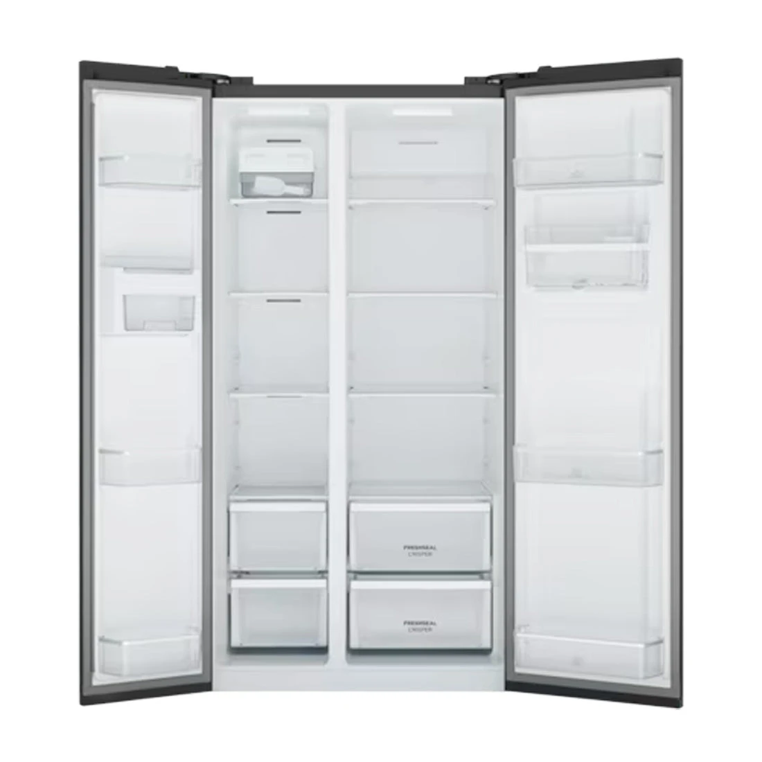 Westinghouse 619L Side By Side Fridge Matte Charcoal Black Westinghouse 619L Side By Side Fridge Matte Charcoal Black -Cook & Bathe WSE6640BA 3