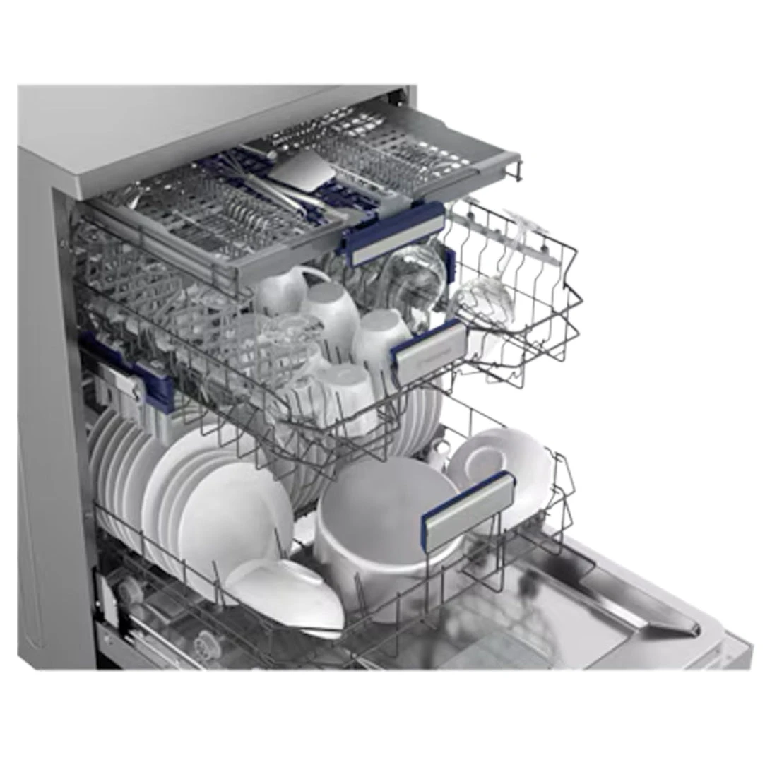 Westinghouse 60cm Stainless Steel 15 Place Freestanding Dishwashers Westinghouse 60cm Stainless Steel 15 Place Freestanding Dishwashers -Cook & Bathe WSF6608XB 2