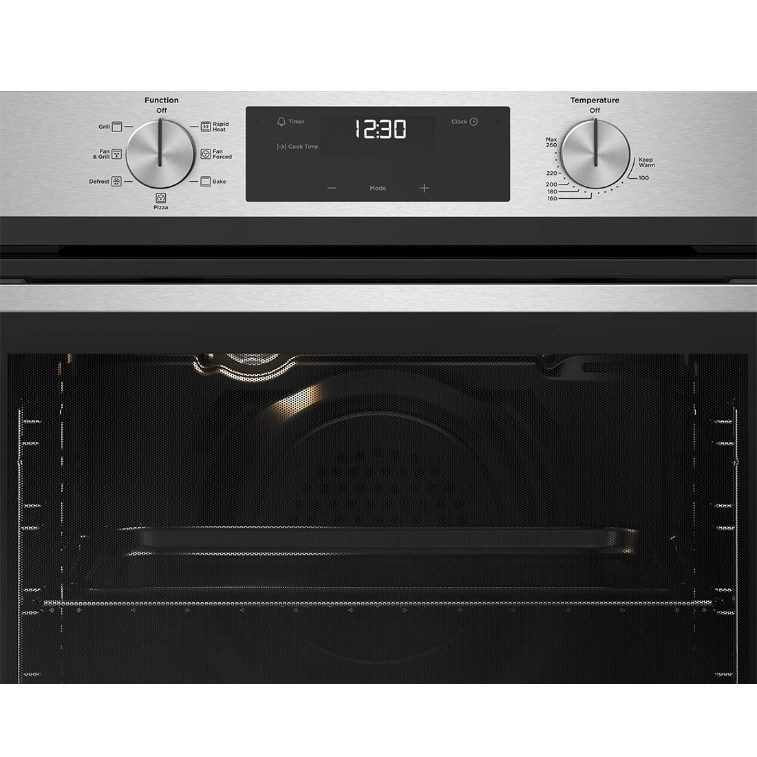 Westinghouse 7 Function Oven 60cm Stainless Steel Westinghouse 7 Function Oven 60cm Stainless Steel -Cook & Bathe WVE6515SD product web