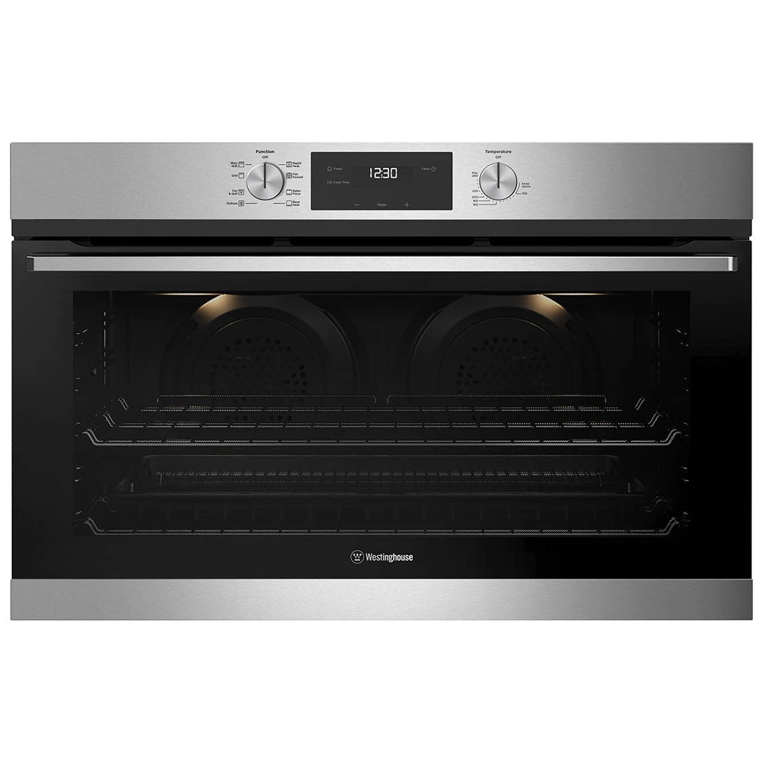 Westinghouse 8 Function Oven 90cm Stainless Steel Westinghouse 8 Function Oven 90cm Stainless Steel -Cook & Bathe WVE9515SD product web