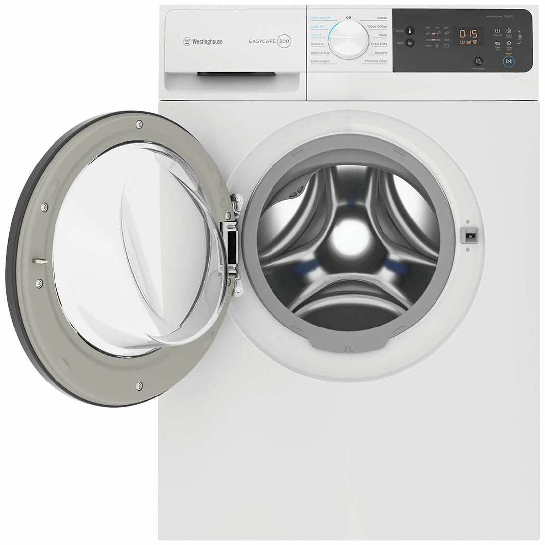 Westinghouse EasyCare 300 Series Front Load Washer 7.5kg White Westinghouse EasyCare 300 Series Front Load Washer 7.5kg White -Cook & Bathe WWF7524N3WA product4 web