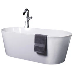 Bourne Cylindro 1700mm Freestanding Bath White