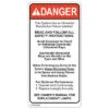 Atlantic UV 70-0039A - Danger Label For Duct 2 X 4"(Atlantic Uv 70 0039a Danger Label For Duct 24)