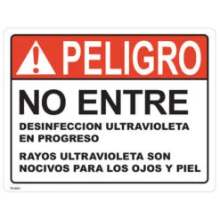 Atlantic UV 70-0061 - Danger Label (Spanish) - Do Not Enter 5.5 X 4.25"(Atlantic Uv 70 0061 Danger Label Spanish Do Not Enter 55425)