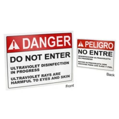 Atlantic UV 98-1827 - UV Danger Sign - 8.5" X 11"(Atlantic Uv 98 1827 Uv Danger Sign 85x11)