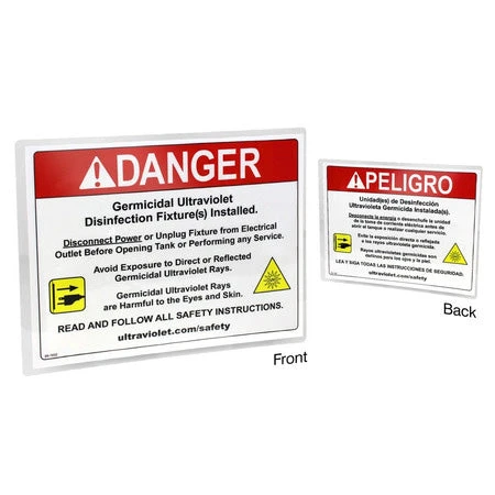 Atlantic UV 98-1832 - UV Danger Sign for Liquid Storage Tanks 8.5" x 11" - Laminated(Atlantic uv 98 1832 uv danger sign for liquid storage tanks 85x11 laminated) Atlantic UV 98-1832 - UV Danger Sign For Liquid Storage Tanks 8.5" X 11" - Laminated(Atlantic Uv 98 1832 Uv Danger Sign For Liquid Storage Tanks 85x11 Laminated) -Cook & Bathe atluv 98 1832