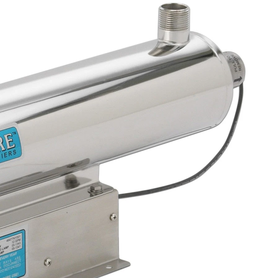 Mighty Pure MP22A UVC Water Purifier - 6 GPM - 3/4" NPT Inlet/Outlet(Mighty pure uv water purifiers 6 gpm lamp quartz sleeve included) Mighty Pure MP22A UVC Water Purifier - 6 GPM - 3/4" NPT Inlet/Outlet(Mighty Pure Uv Water Purifiers 6 Gpm Lamp Quartz Sleeve Included) -Cook & Bathe atluv mightypure side2 d3576998 9dcc 4c69 bf9c b4b860893750