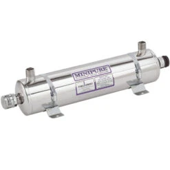 MiniPure MIN-6 UVC Water Purifier - 6 GPM - 3/4" NPT Inlet/Outlet(Minipure Uv Water Purifiers 6 Gpm Lamp Quartz Sleeve Included)