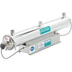 Sanitron S37C UVC Water Purifier - 12 GPM - 1" NPT Inlet/Outlet - Single Chamber - NSF/ANSI 61/372(Sanitron Uv Water Purifiers 12 Gpm Single Chamber Models Lamp Quartz Sleeve Included Nsf Ansi 61 372)