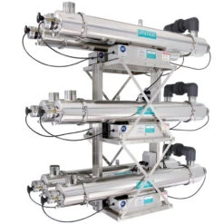 Sanitron S15,000C UVC Water Purifier - 250 GPM - 2" NPT Inlet/Outlet - Multi-Chamber(Sanitron Uv Water Purifiers 250 Gpm Multi Chamber Models Lamps Quartz Sleeves Included)