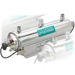 Sanitron S23A UVC Water Purifier - 6 GPM - 3/4" NPT Inlet/Outlet - Single Chamber(Sanitron Uv Water Purifiers 6 Gpm Single Chamber Models Lamp Quartz Sleeve Included)