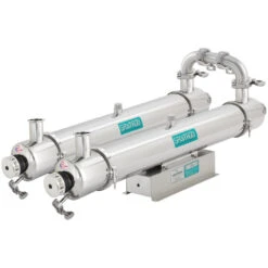 Sanitron S5,000C UVC Water Purifier - 83 GPM - 2" Tri-Clamp Inlet/Outlet - Multi-Chamber - 2" Sanitary Fitting - No Wipers(Sanitron Uv Water Purifiers 83 Gpm Multi Chamber Models Lamps Quartz Sleeves Included W 2 Sanitary Fitting No Wipers)