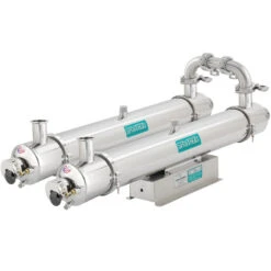 Sanitron S5,000C UVC Water Purifier - 83 GPM - 2" Tri-Clamp Inlet/Outlet - Multi-Chamber - 2" Sanitary Fitting - 5mm Sight Port(Sanitron Uv Water Purifiers 83 Gpm Multi Chamber Models Lamps Quartz Sleeves Included W 2 Sanitary Fitting And 5mm Sight Port)