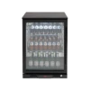 Euro Alfresco Single Door Beverage Cooler, Left Hinge, Matte Black, 138L