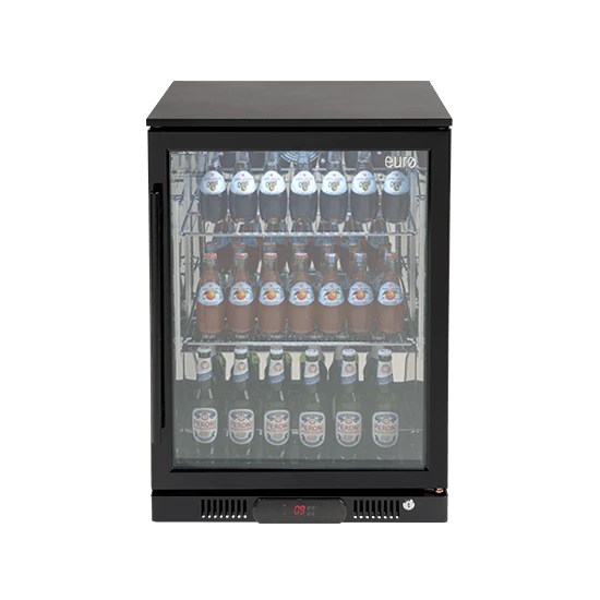 Euro Alfresco Single Door Beverage Cooler, Right Hinge, Matte Black, 138L Euro Alfresco Single Door Beverage Cooler, Right Hinge, Matte Black, 138L -Cook & Bathe ea60wfbr