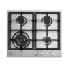 Euro Appliances Gas Cooktop Stainless Steel 60cm