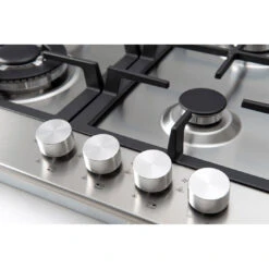 Euro Appliances Gas Cooktop Stainless Steel 60cm -Cook & Bathe ect60wcx closeup3