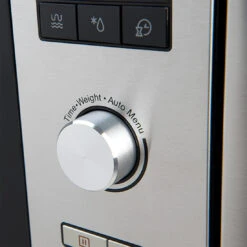 Euro Appliances Microwave Oven, Stainless Steel Front Panel, 34L -Cook & Bathe ep34mws closeup2 web