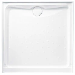 Johnsons Suisse Evo Polymarble Square Shower Base 900mm X 900mm Left Hand Return