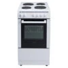 Euro Appliances Electric Freestanding Oven, White, 50cm