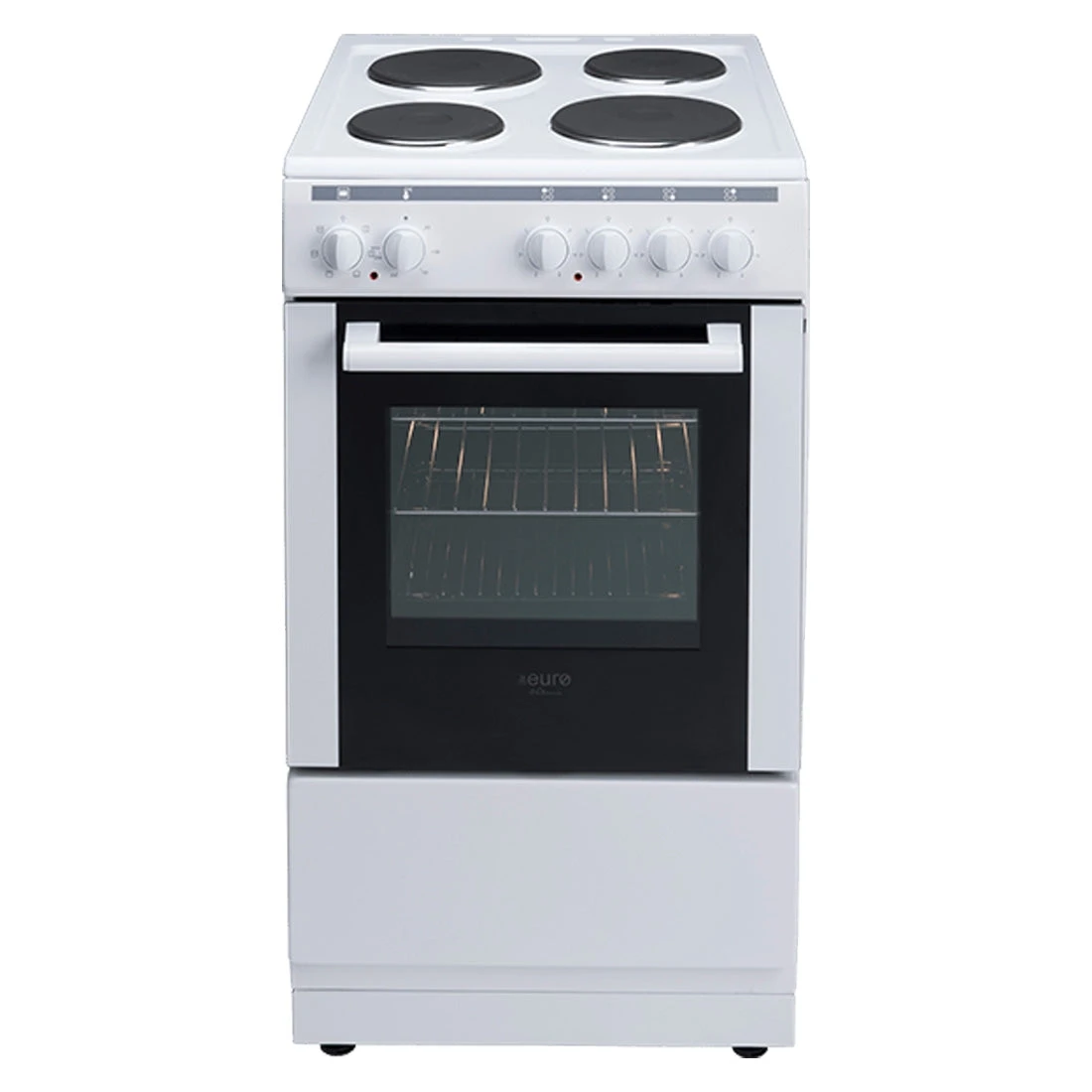 Euro Appliances Electric Freestanding Oven, White, 50cm Euro Appliances Electric Freestanding Oven, White, 50cm -Cook & Bathe ev500ewh