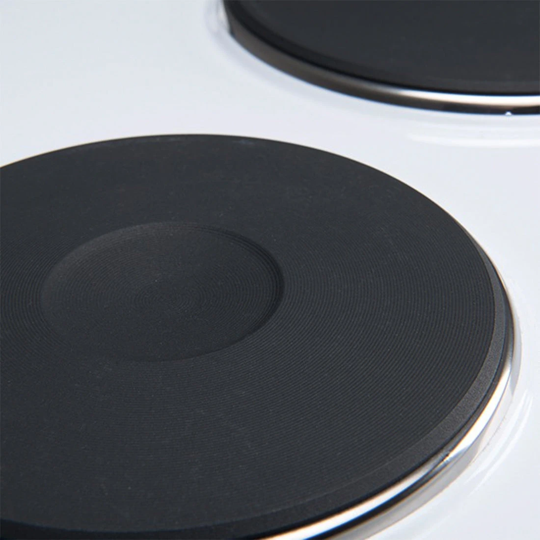 Euro Appliances Electric Freestanding Oven, White, 50cm Euro Appliances Electric Freestanding Oven, White, 50cm -Cook & Bathe ev500ewh closeup3