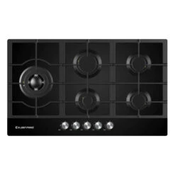 Kleenmaid Gas Cooktop Black 90cm