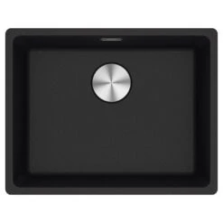 Franke Maris Granite Single Bowl 520mm Flushmount Onyx