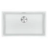 Franke Maris Granite Single Bowl Topmount Sink 720mm Polar White