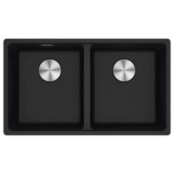 Franke Maris Granite Double Bowl 350-350mm Undermount Onyx
