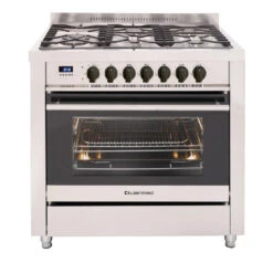 Kleenmaid Freestanding Dual Fuel Oven 90cm Stainless Steel