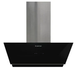 Kleenmaid Vertical Wall Mounted Rangehood Black 90cm
