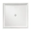 Marbletrend Flinders Polymarble Square Shower Base 1000x1000mm Double Entry