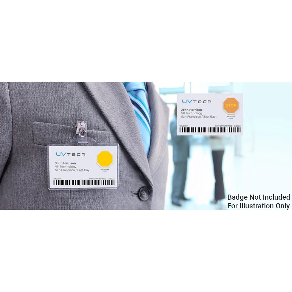 UVC Dosimeter - 6mJ - 254nm - Personal Exposure Limit - 1 Indicator(Uvc dosimeter personal exposure indicator 6mj) UVC Dosimeter - 6mJ - 254nm - Personal Exposure Limit - 1 Indicator(Uvc Dosimeter Personal Exposure Indicator 6mj) -Cook & Bathe uvc personal indicator. badge