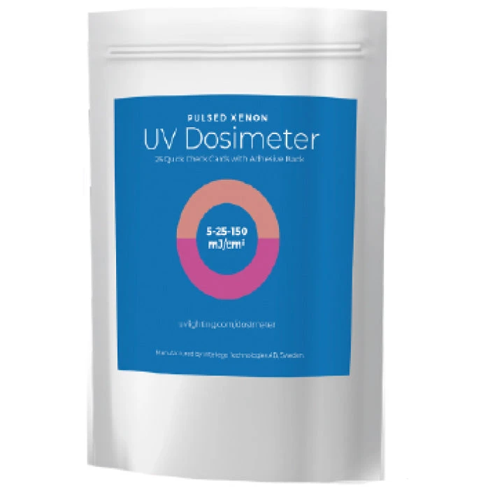 UVC Dosimeter - 5/25/150mJ - Pulsed Xenon - 25 Cards(Uvc dosimeter 5 25 150mj pulsed xenon 1 card) UVC Dosimeter - 5/25/150mJ - Pulsed Xenon - 25 Cards(Uvc Dosimeter 5 25 150mj Pulsed Xenon 1 Card) -Cook & Bathe uvcdosimeters dchd25